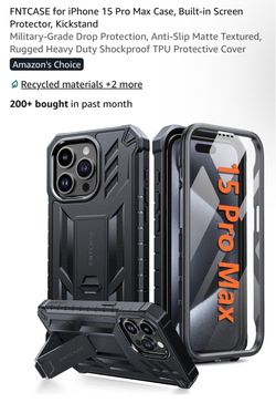 FNTCASE Black Rugged Phone Case