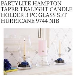 PartyLite 3 in 1 tealight/ taper/ pillar Candle Holder