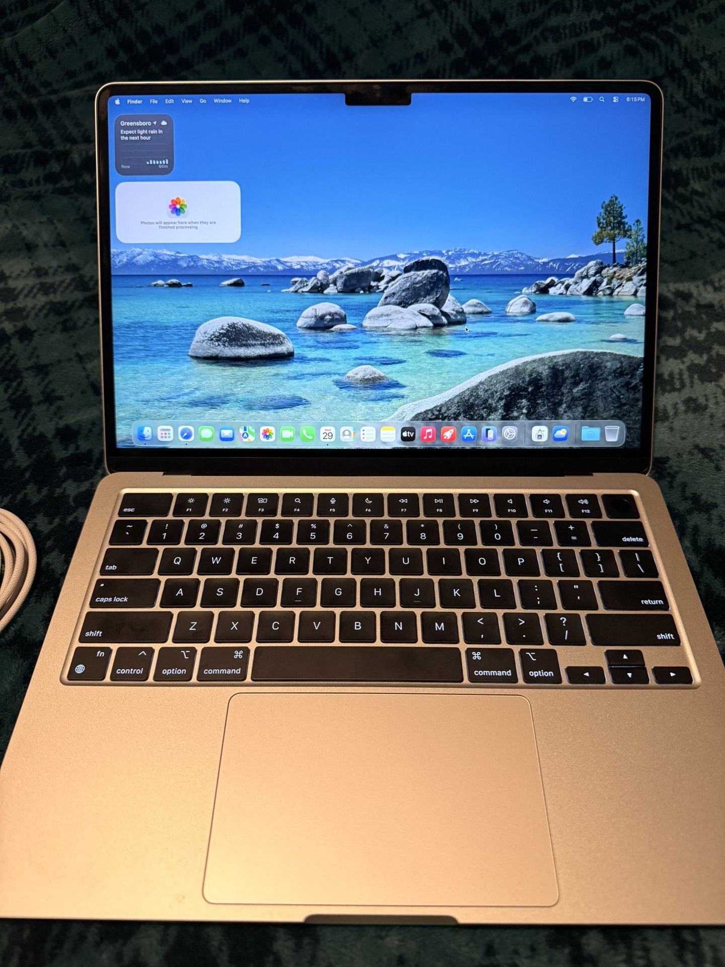 Like New 13 Inch MacBook Air Apple M2 Chip, Apple Care+