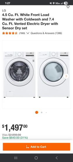 Stackable Washer And Dryer Set