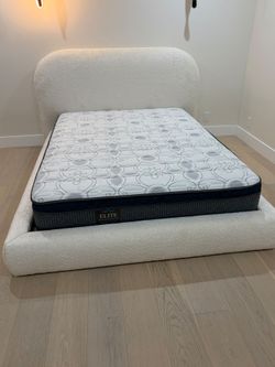 Queen Size Mattress Pillow Top New Bedframe sold separately