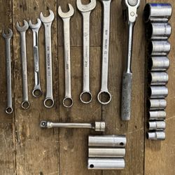 **Vintage american made Tools** Thorsen Socket And End Wrenches