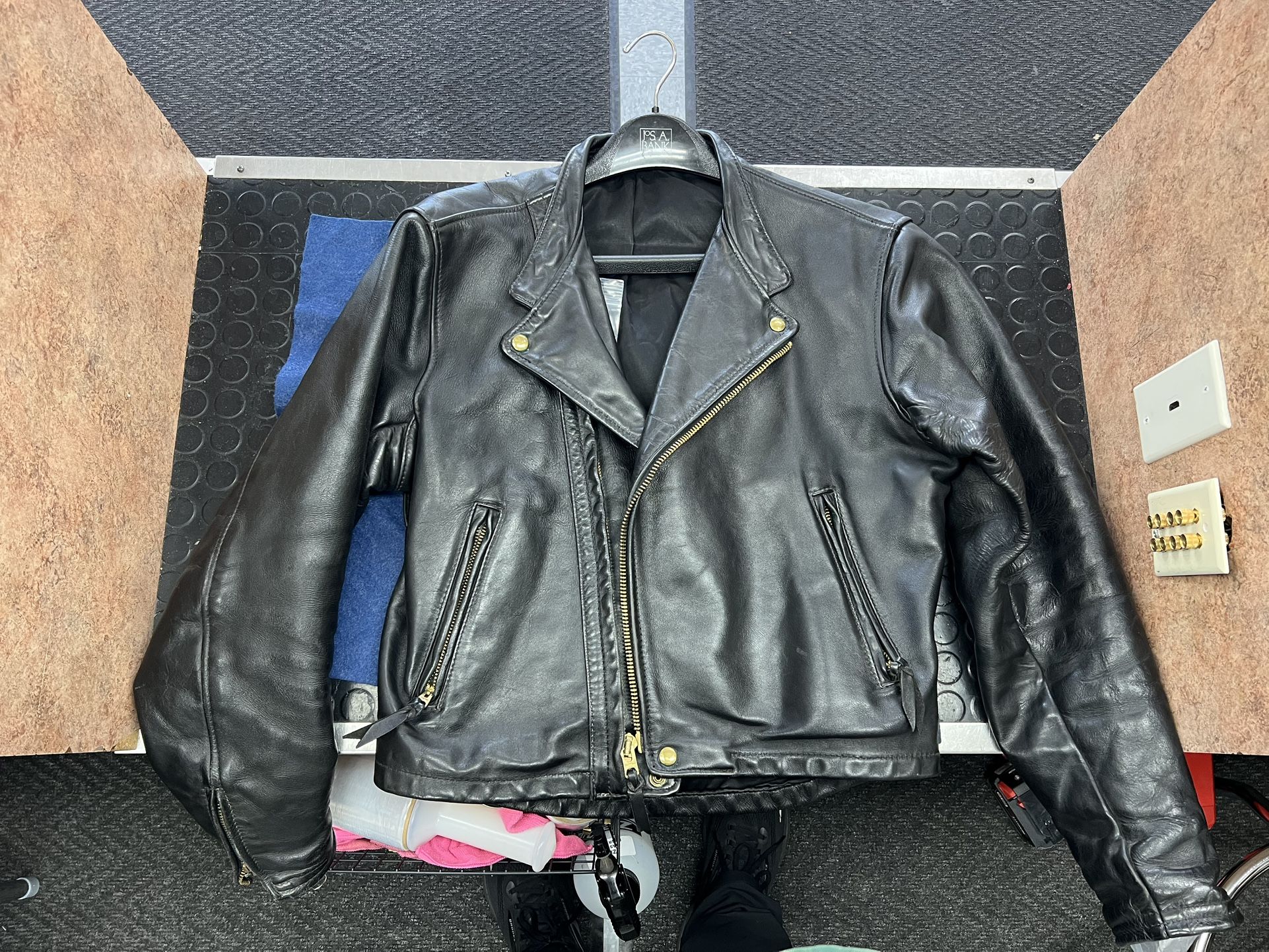 Langlitz Leather Jacket Approximately Size 40