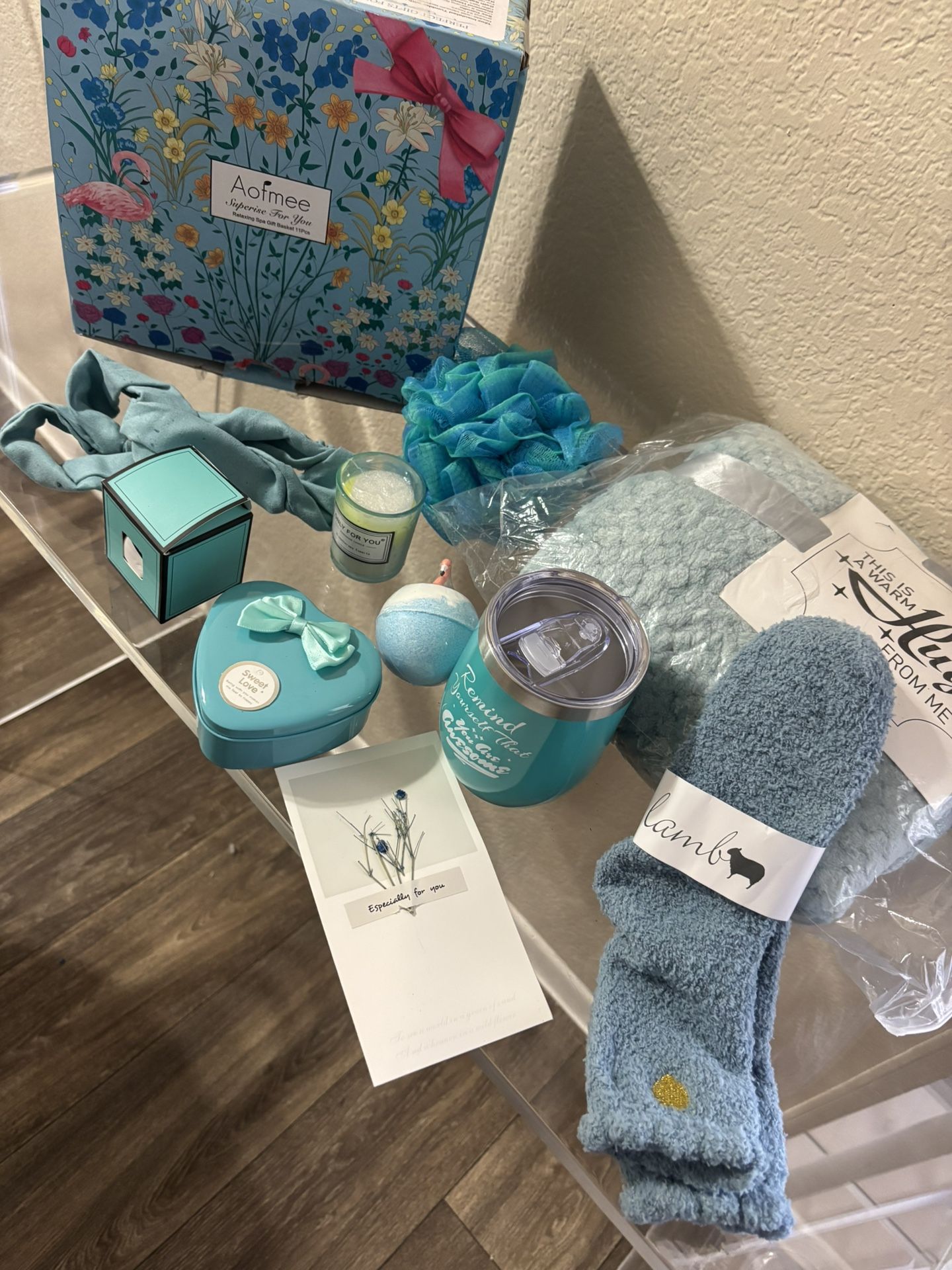 , Gifts for Women Mom Her Friend Sister Wife Grandma Coworker, Self Care Gifts Get Well Gifts Unique Relaxing Spa Gift Basket Set,