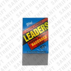 Topps Major League Leaders Super Glossy Baseball Cards
