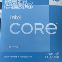 Intel i3 13100F