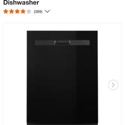 Whirlpool  Black Stainless Steel Dishwasher New In Box