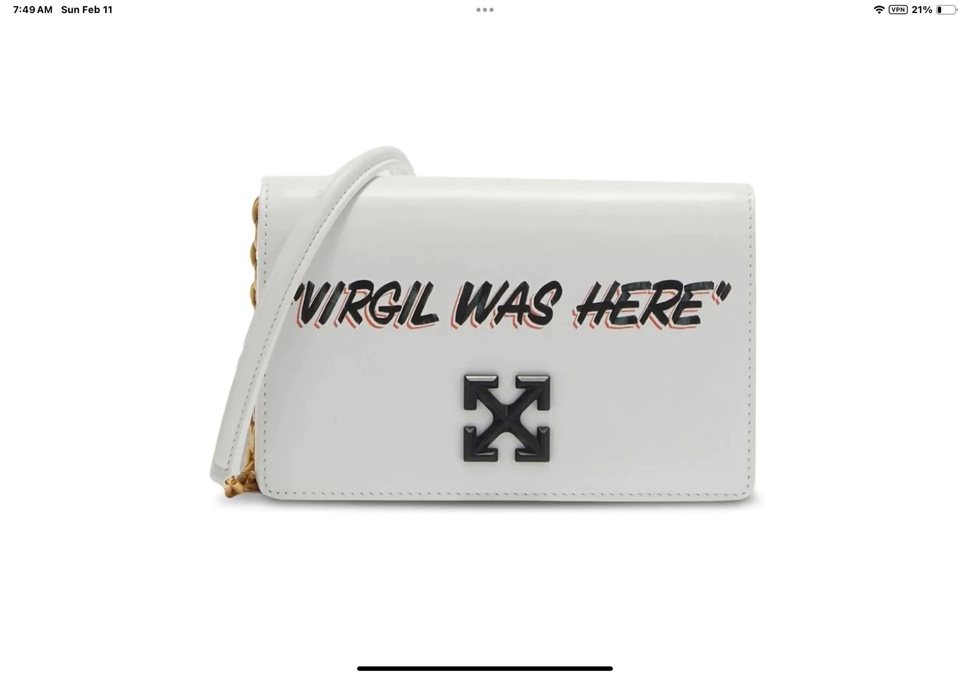 🚨HUGE SALE🚨Off-White Bag NEW W TAGS AND BOX