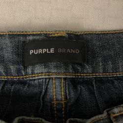 Men Jeans Size 34 Purple Brand