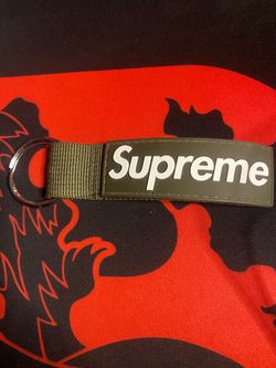 Supreme Olive Keychain