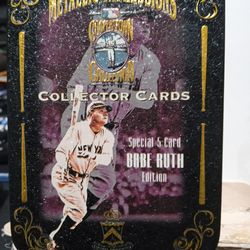 1994 Metallic  Iqmpressions Babe Ruth Collector 5 Cards
