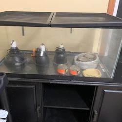 50 Gal Long Reptile Tank With Stand