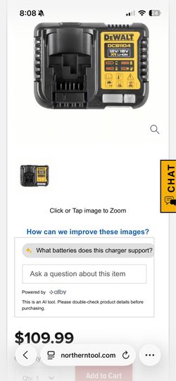 Dewalt fast charger