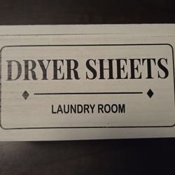 New True Living Dryer Sheet Box