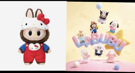 Labubu X Hello Kitty Combo