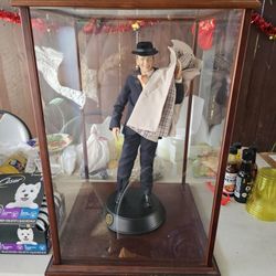 Frank Sinatra Doll And Glass Case
