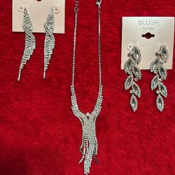 Necklace, Earrings Set