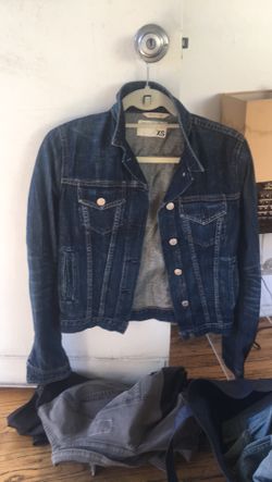 Rag & Bone Classic Dark Denim Jean Jacket Womens Size XS