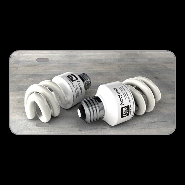 License Plate Novelty Car Front Sparlampe Energy Saving Bulbs Pear