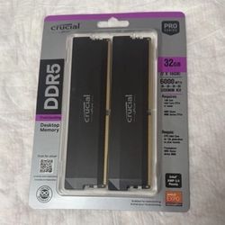 Crucial Pro Overclocking 32GB (2 x 16GB) DDR5-6000 PC5-48000  RAM KIT