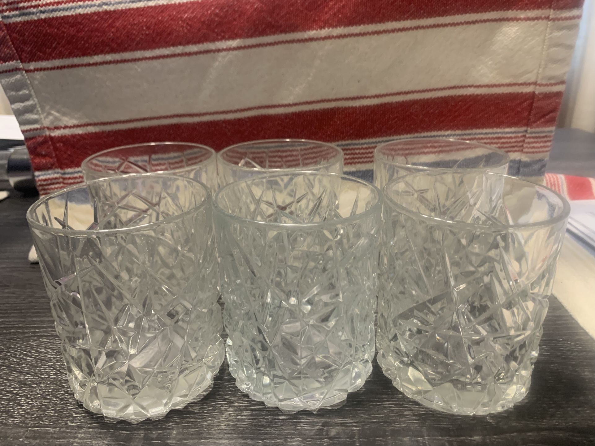 Vintage Heavy Glass $8.00 Each