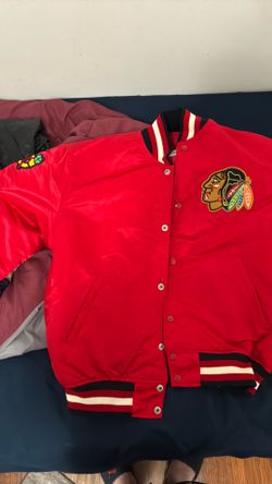 Vintage Chicago Blackhawks starter jacket size large from the 1990