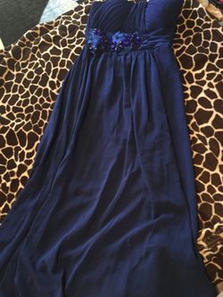 Maxi Royal Blue Dress