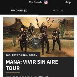 MANA: Vivir Sin Aire 2026 Tour