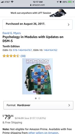 Psychology textbook