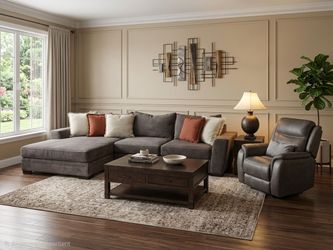 Beautiful Living Room Set with Electric Recliner, Coffee Table & End Table / Side Table🌱