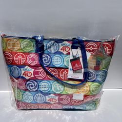 Harveys EPCOT 40th Anniversary Medium Streamline Tote Bag New & Sealed