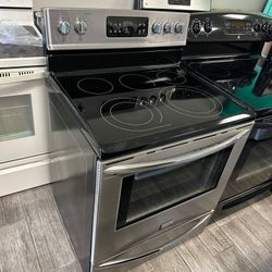 Frigidaire stainless steel electric stove with warranty