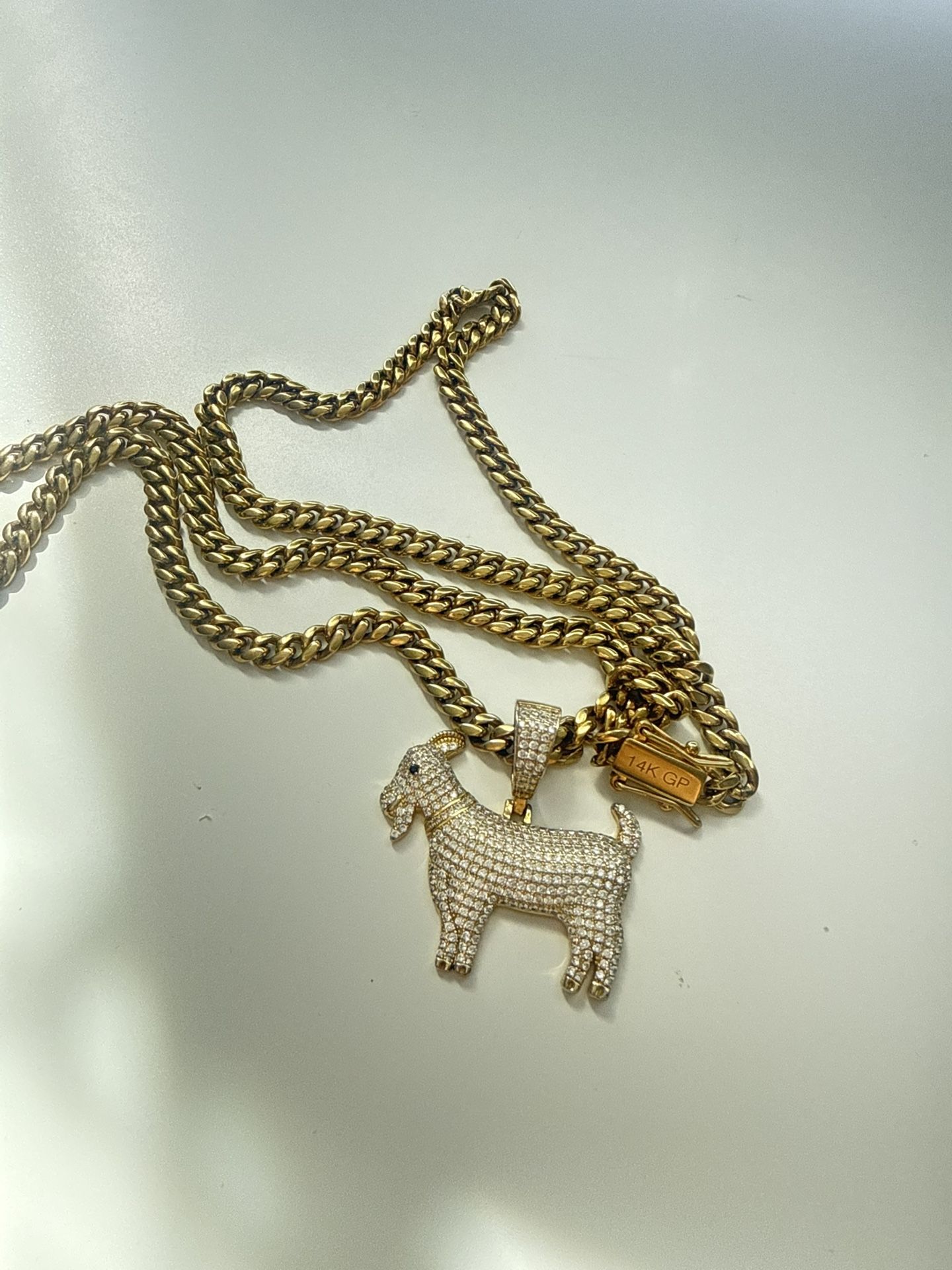 14k GP Cuban Link Chain