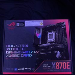 ROG STRIX X870E-E Gaming WIFI7 R2/USBC CARD