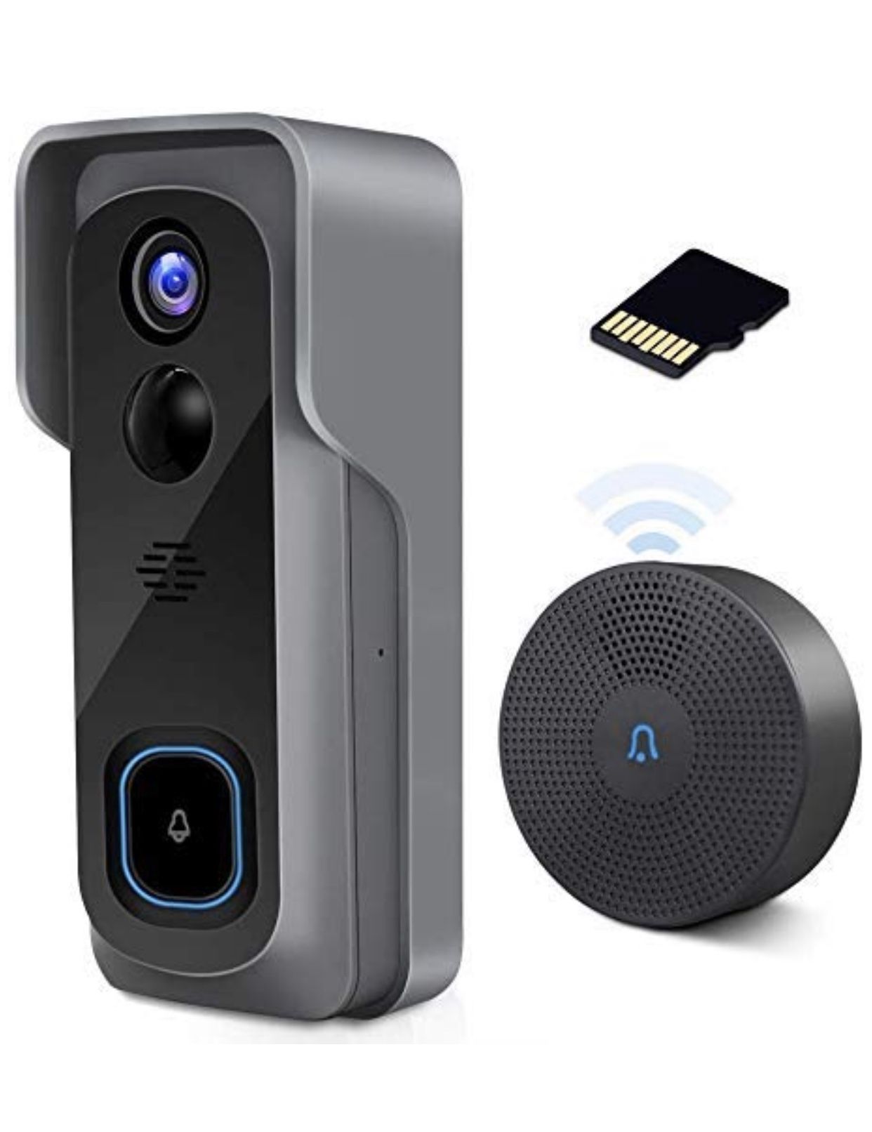 BRAND NEW WiFi wireless video doorbell camera with chime 2-way audio motion detection night vision