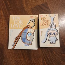 Labubu Pin For Love Set- Letter F