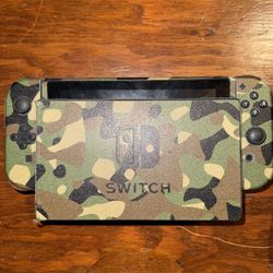 Nintendo Switch Bundle Camo Edition + Pro Controller Dock Charger