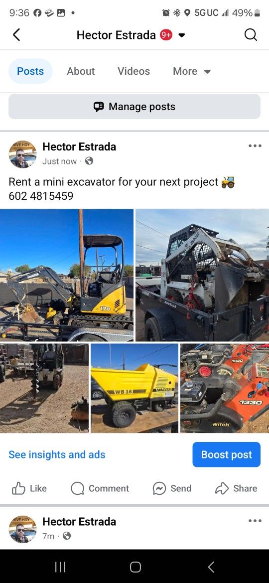 Bobcat Excavator