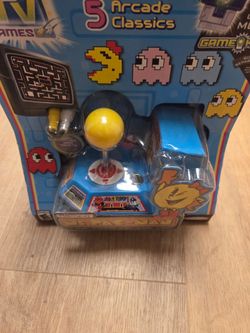 VTG 2005 Namco Ms. Pac-Man 5-in-1 Plug N Play TV Game Factory Sealed