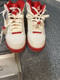 Air Jordan High-Top Sneakers White Red