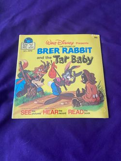 Walt Disney Presents The Story of Brer Rabbit and the Tar Baby. Book and VINYL RECORD [Paperback]