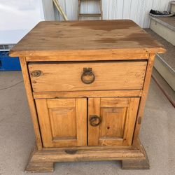 Rustic End Table 