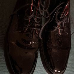 Shoes Black Leather 