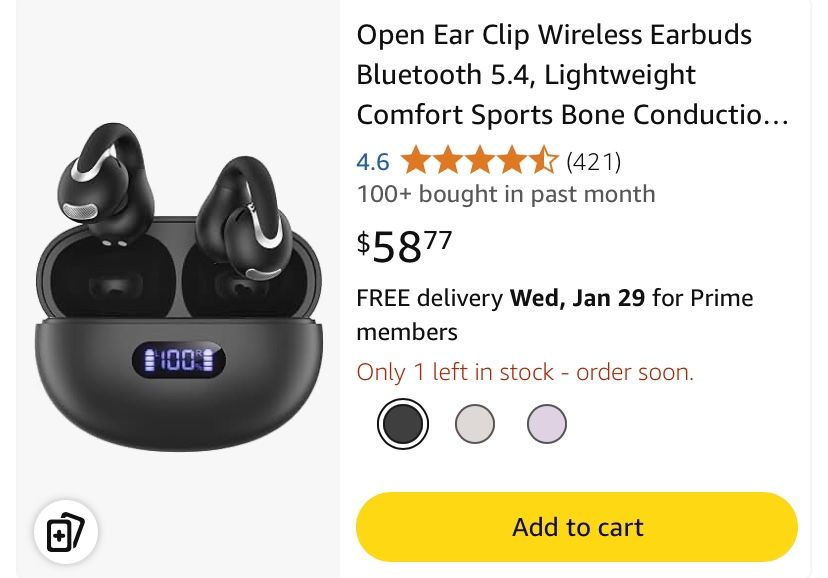 True Wireless Earbuds 