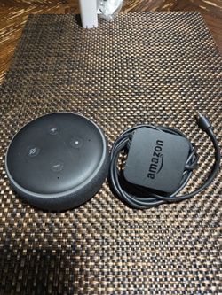 Amazon Echo Dot with Power Adapter