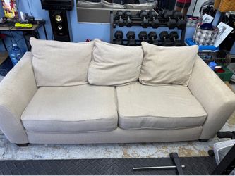Beige couch