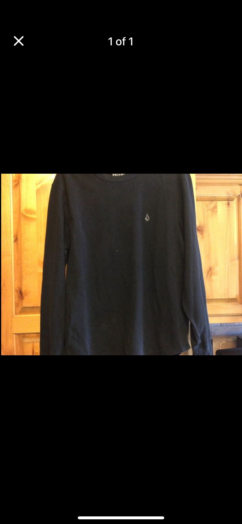 Men’s Volcom Brand Long Sleeve Shirt