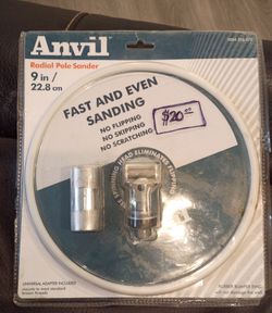 Anvil 9-inch Metal Radial Pole Sander