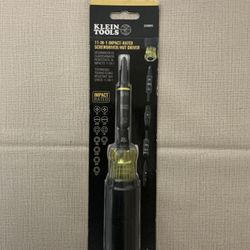 Klein Tools.  11-in-1 Multi Bit Impact Rated Screwdriver / Nut Driver.