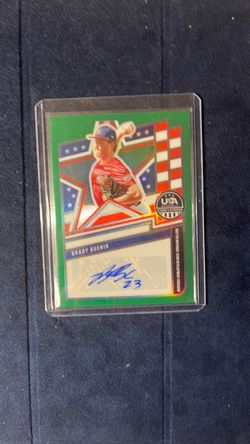 Brady Buenik USA Baseball Stars & Stripes Auto Card